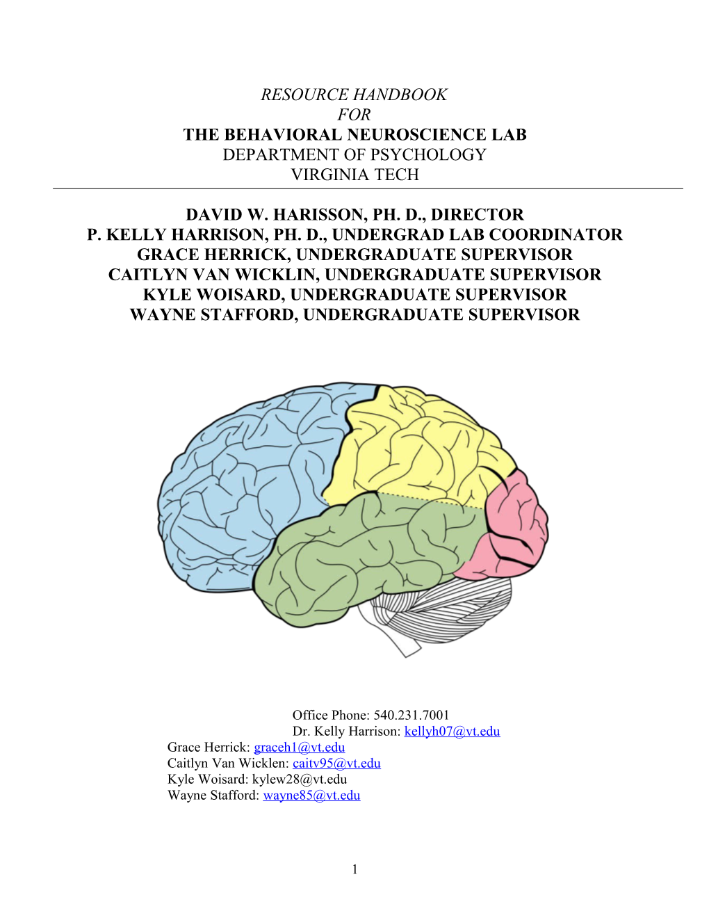 The Behavioral Neuroscience Lab
