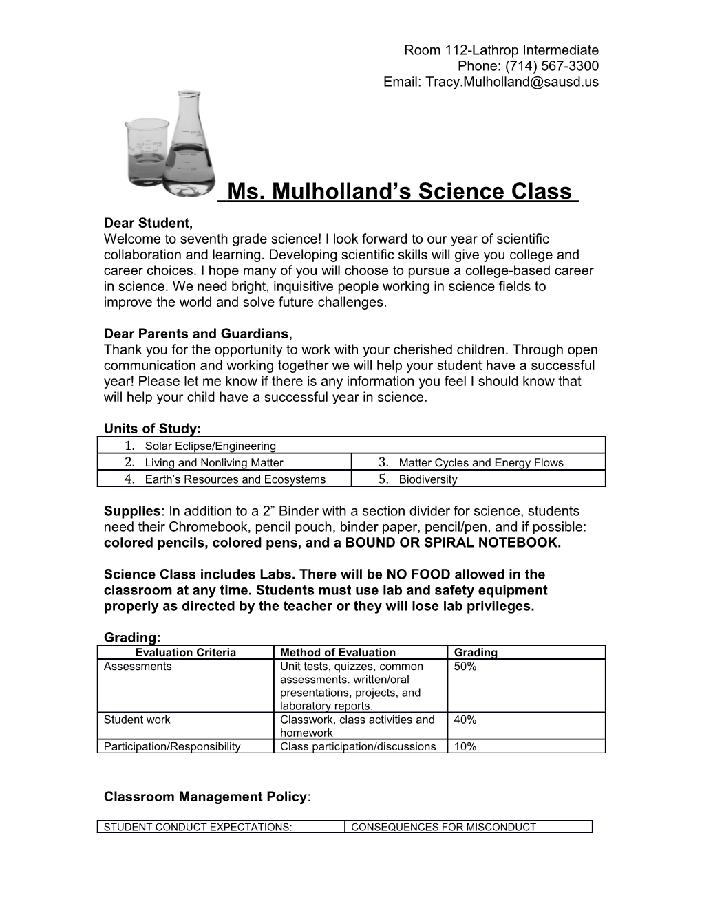 Room 112-Lathrop Intermediate