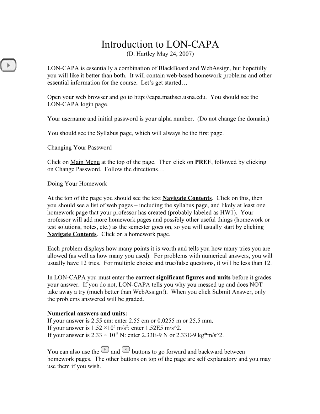 Introduction to LON-CAPA