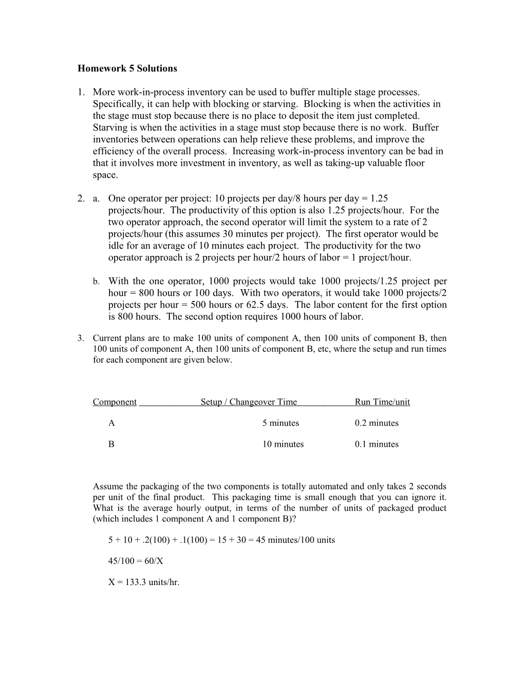 Homework 5 Solutions