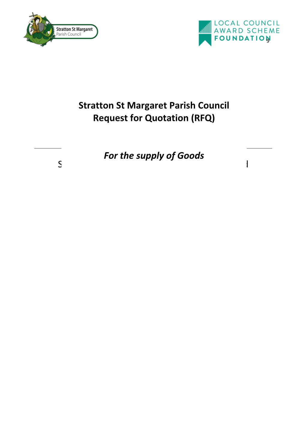 Request for Quotation s21