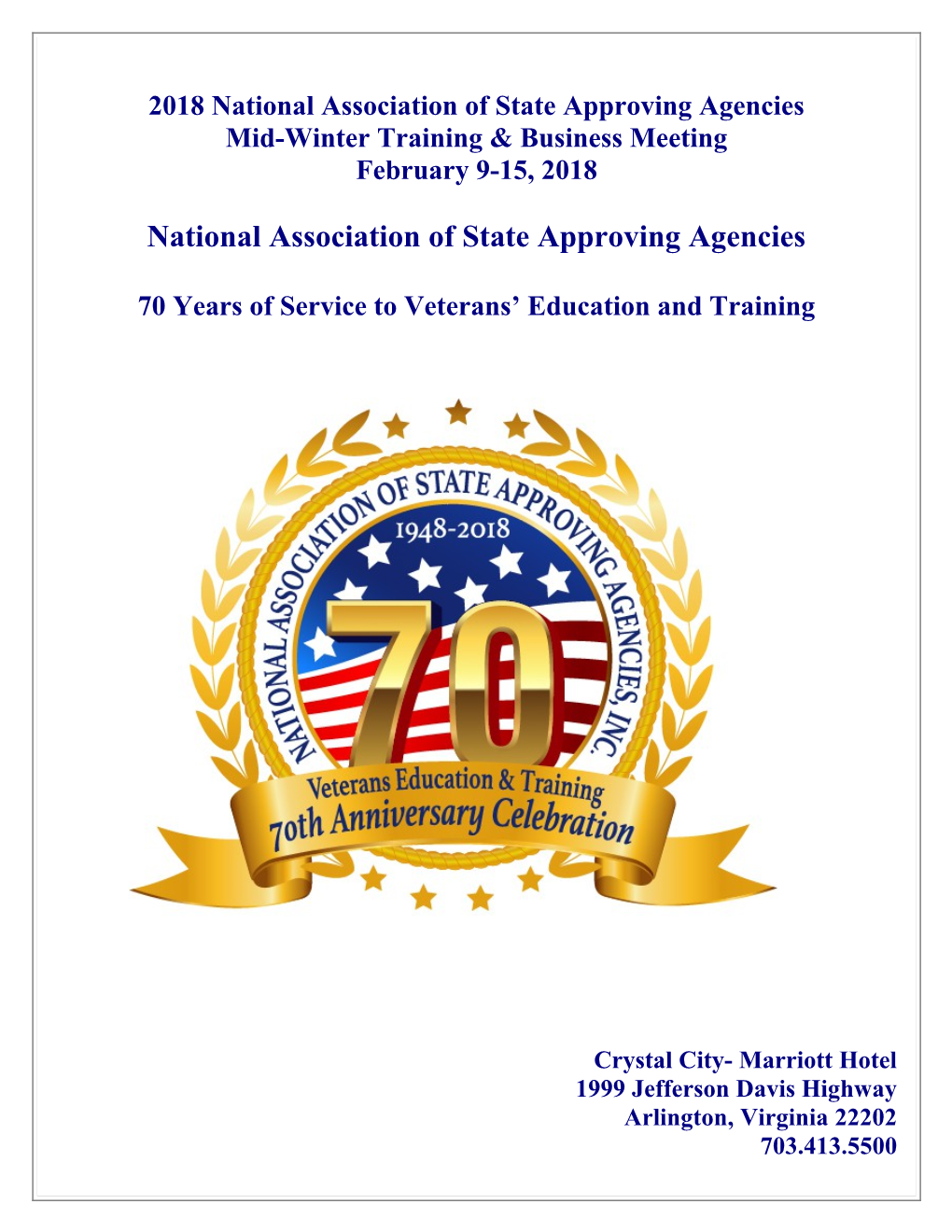 2018 National Association of State Approving Agencies