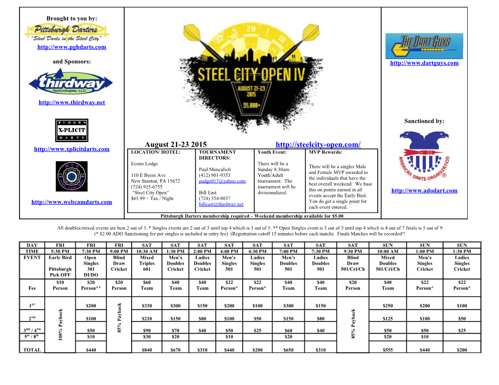 Palm Beach County Darting Association