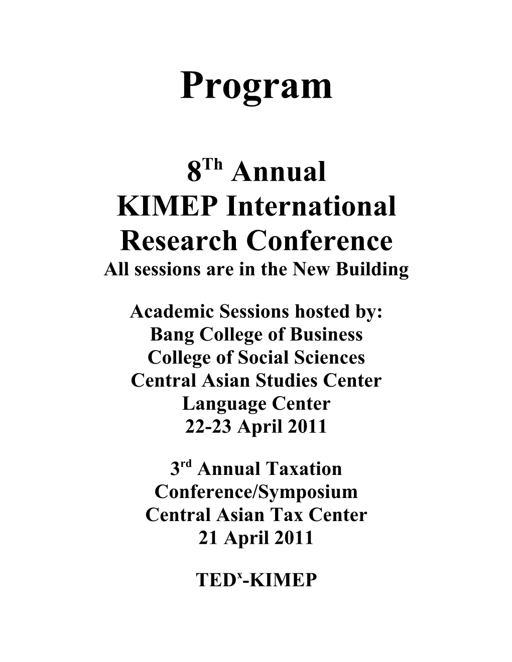 KIMEP International