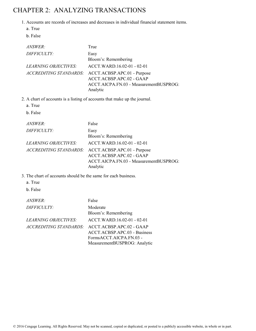 1. Accounts Are Records of Increases and Decreases in Individual Financial Statement Items