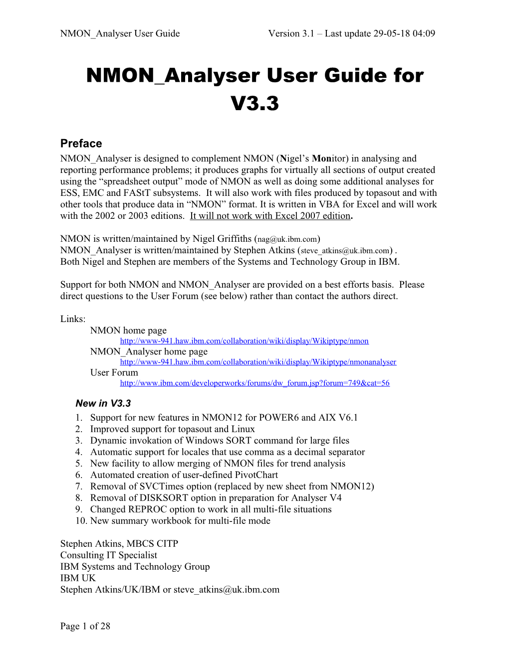 NMON Analyser User Guide for V2