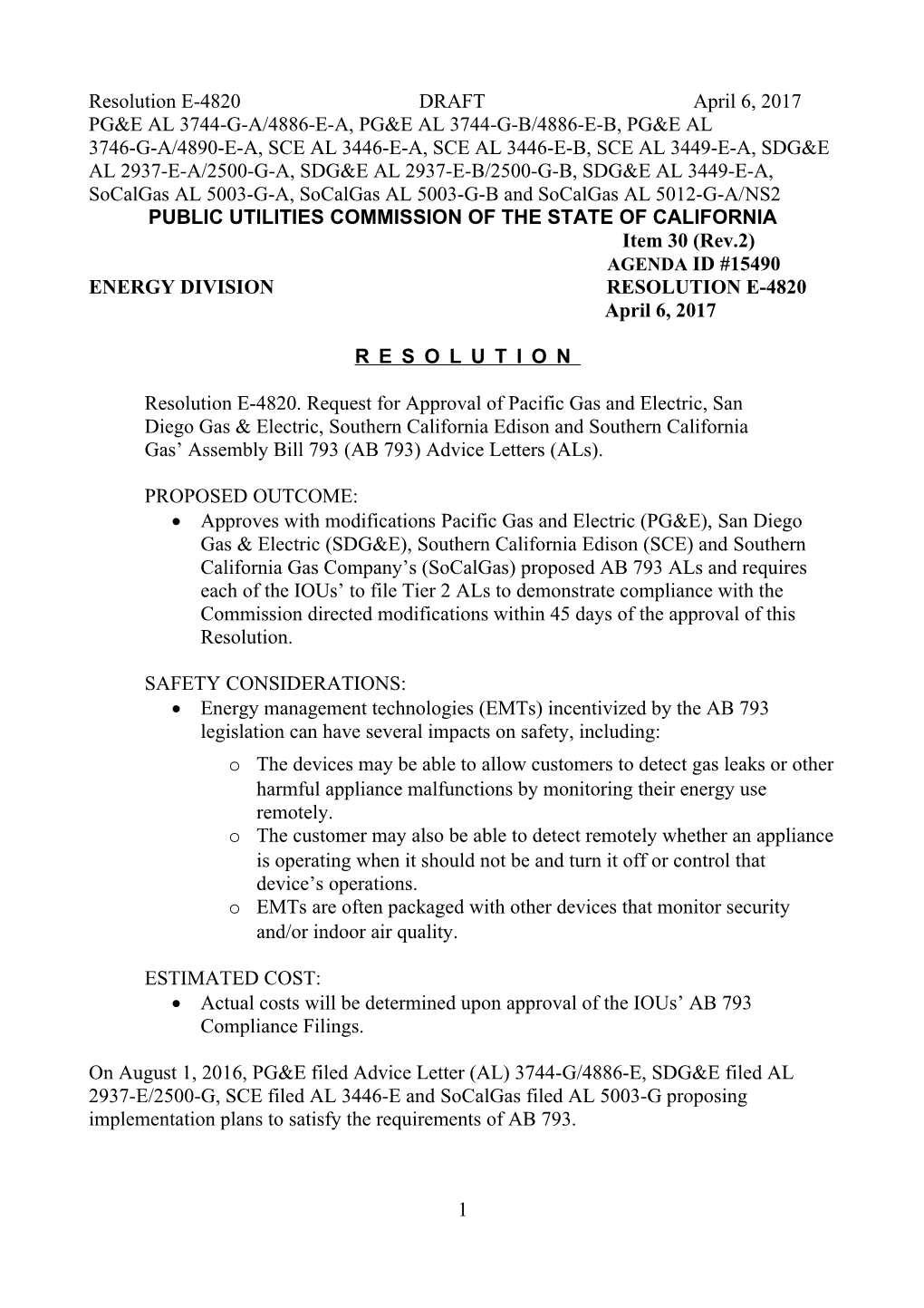 Public Utilities Commission of the State of California s2