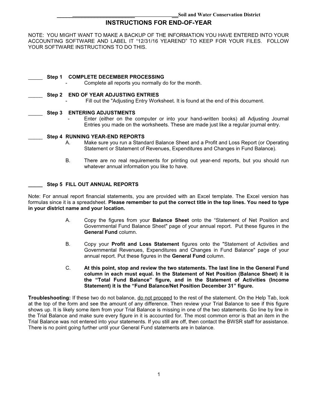 ______Soil and Water Conservation District