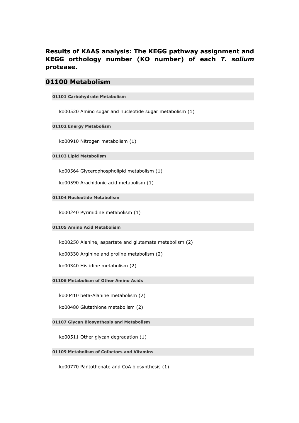 Numbers, Protease and Orthology