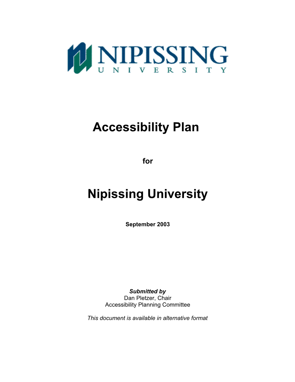 Sample Annual Accessibility Plan s1