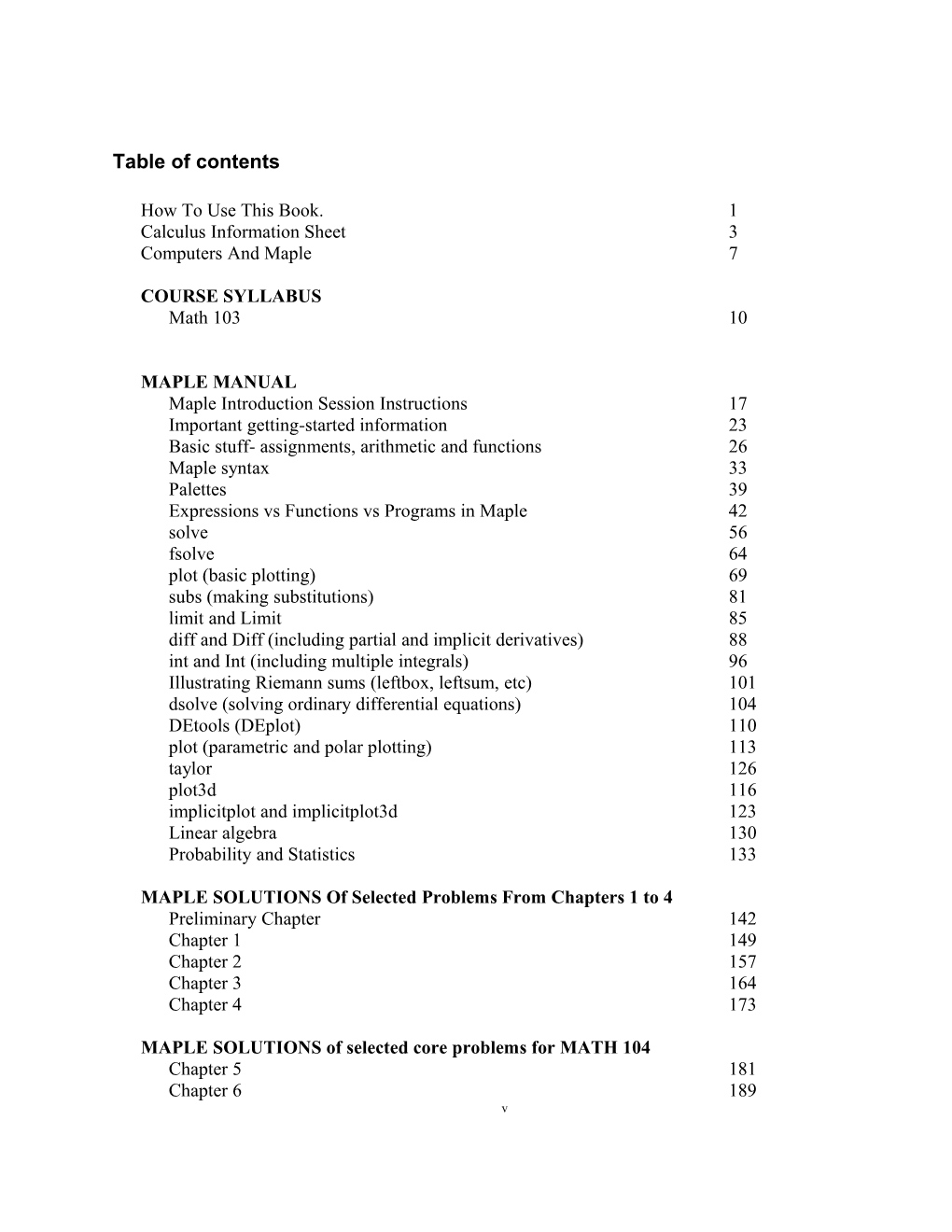 Table of Contents s400