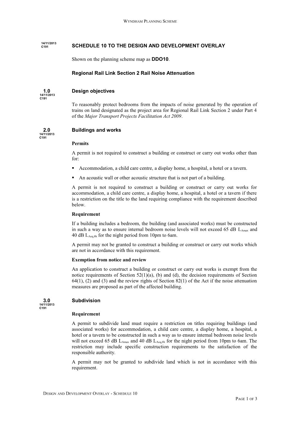 Regional Rail Link Section 2 Rail Noise Attenuation