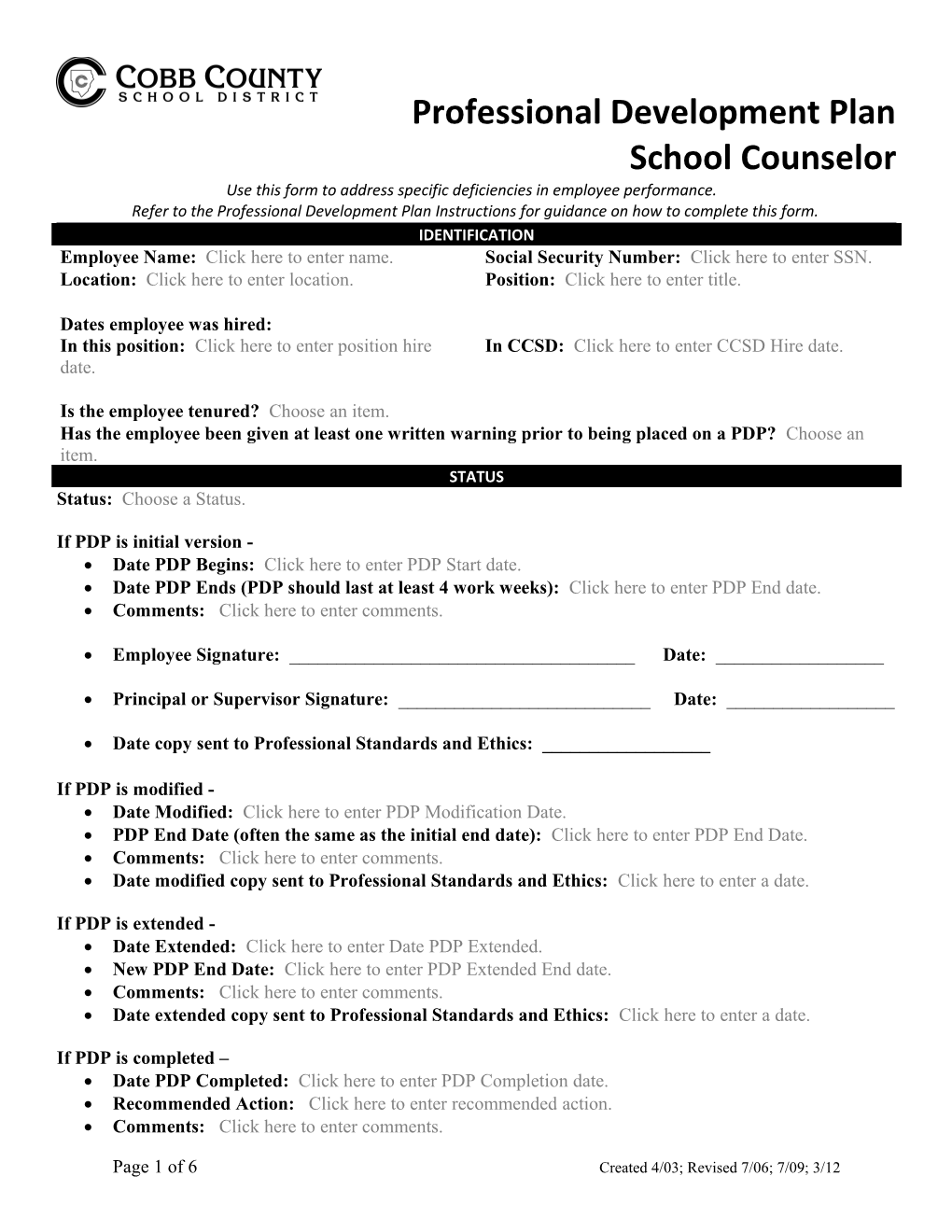 PDP - School Counselor - Full Text