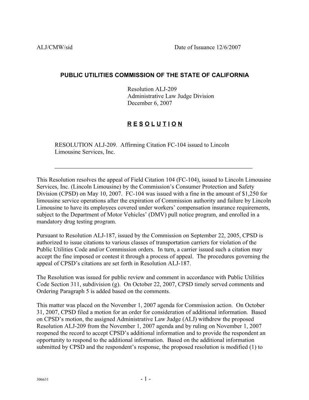 Public Utilities Commission of the State of California s71