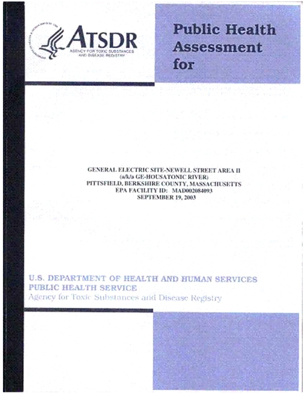 General Electric Site-Newell Street Area II Final Release