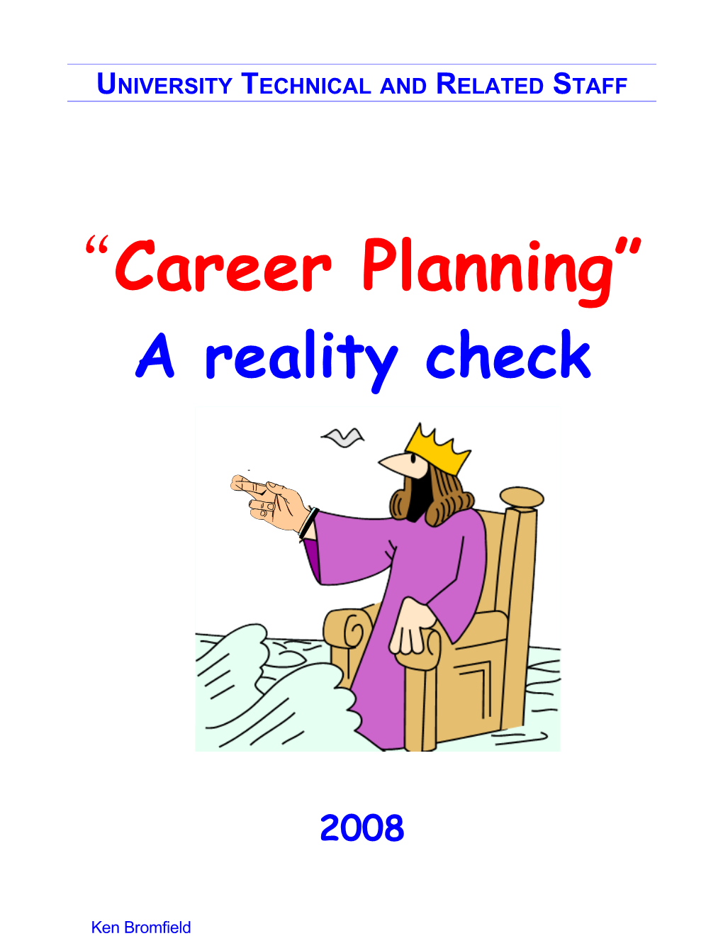 Career Planning: a Reality Check