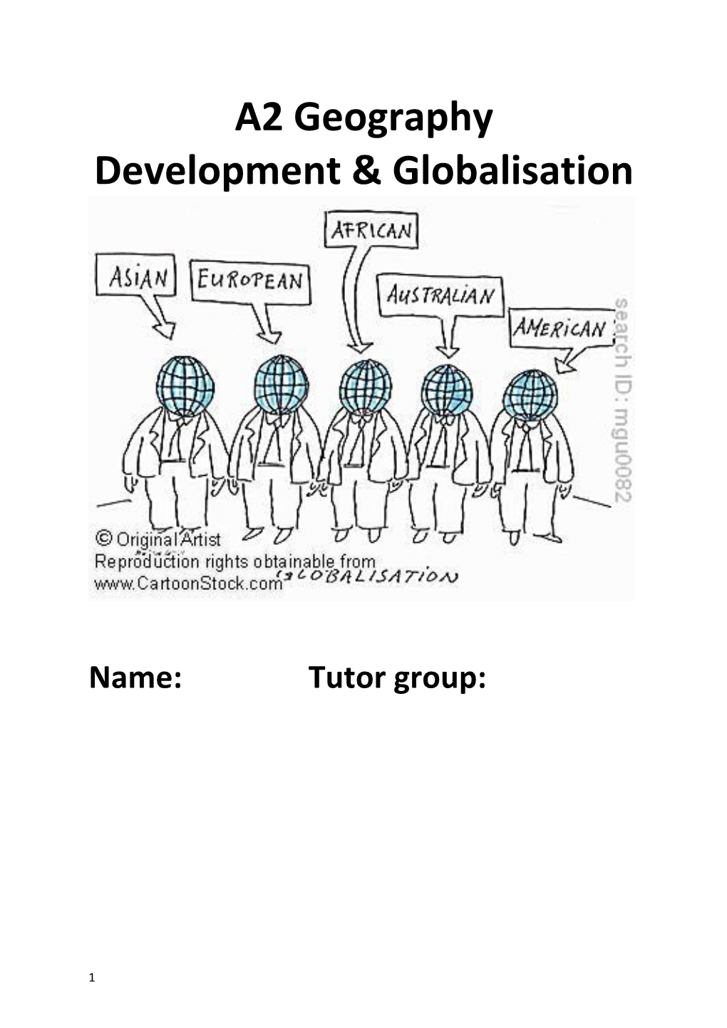 Development & Globalisation
