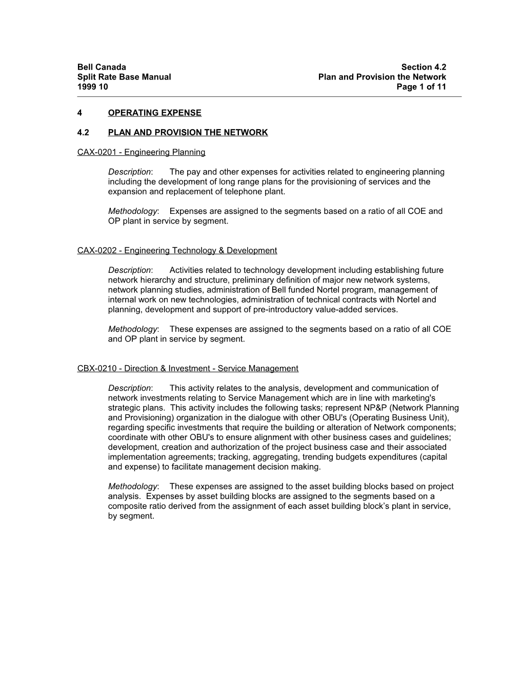 Split Rate Base Manual Plan and Provision the Network