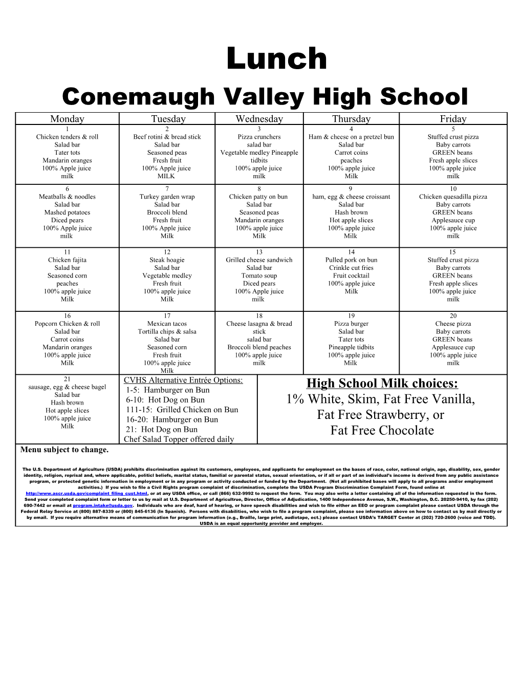 Conemaugh Valley High School