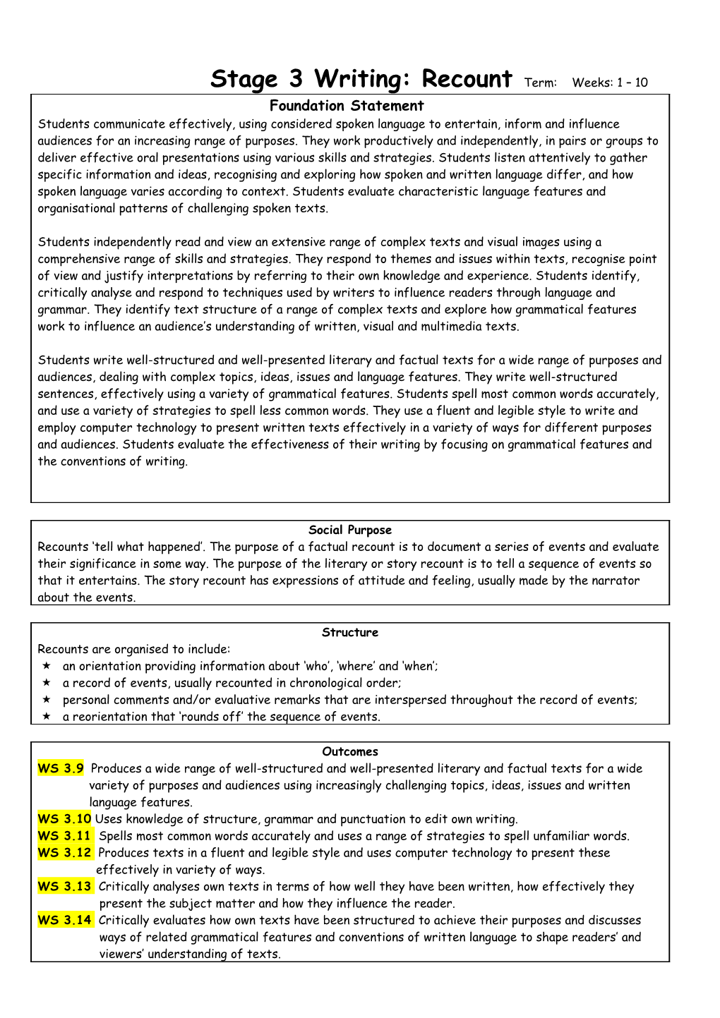 5/6D Writing: Information Report