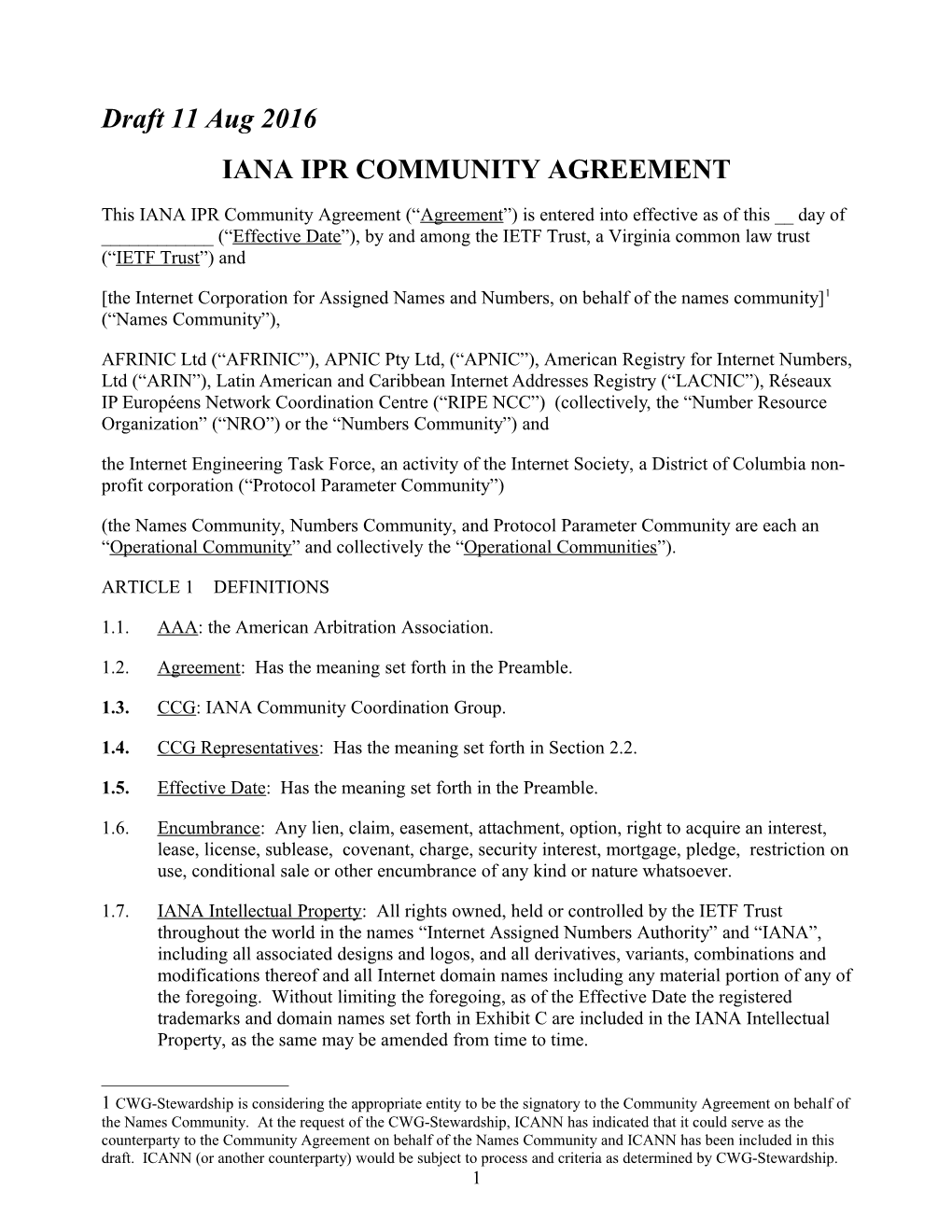 Software Contribution Agreement