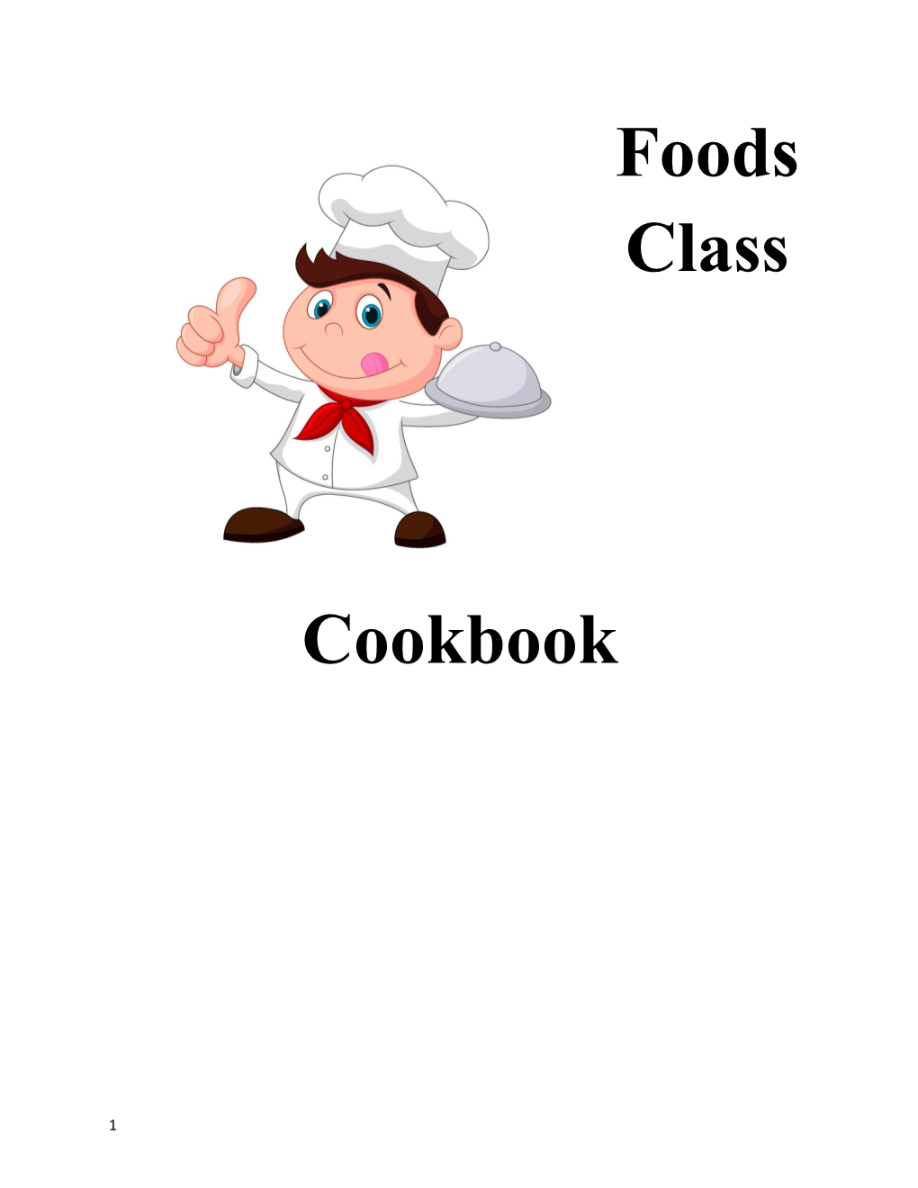 Foods Class Cookbook