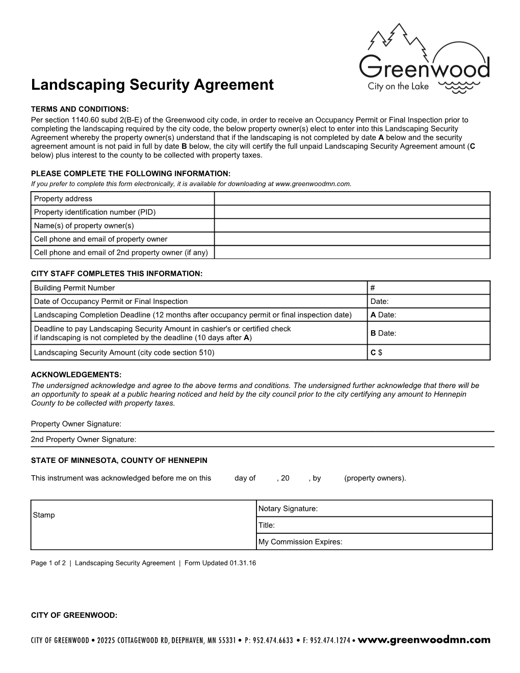 City of Woodland Filing Requirements s1