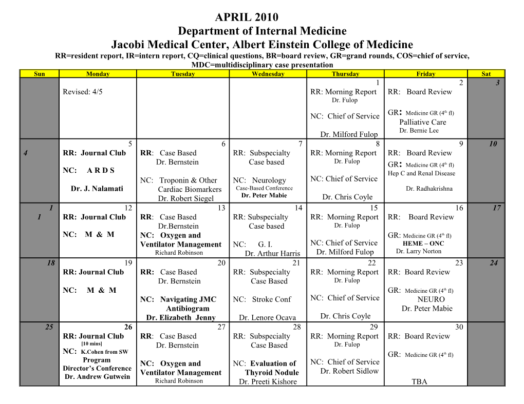 Blueprint Conference Schedule