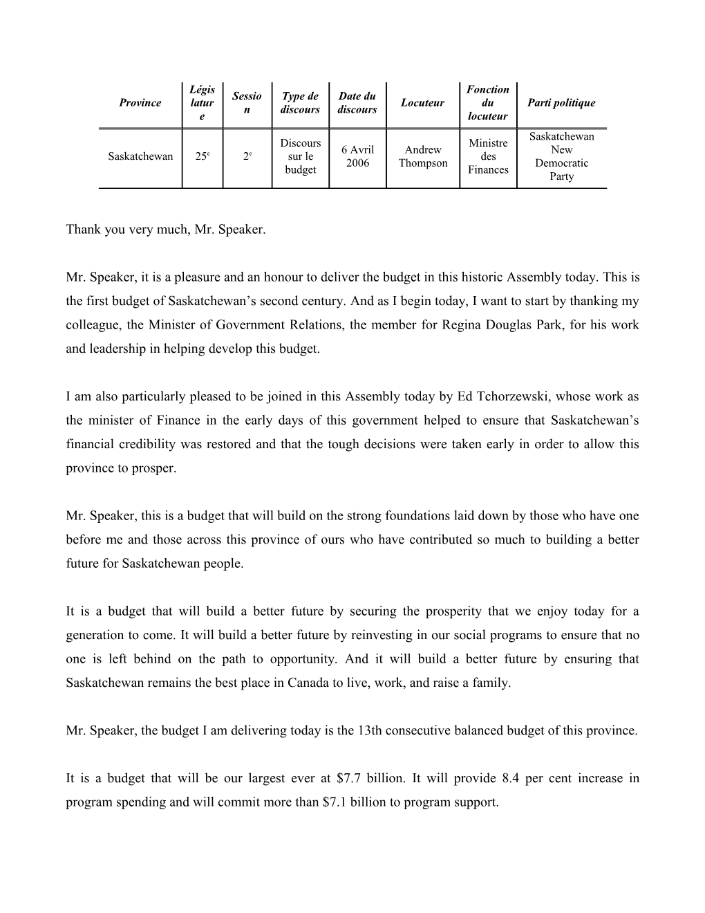 Motion for Approval of Budgetary Policy