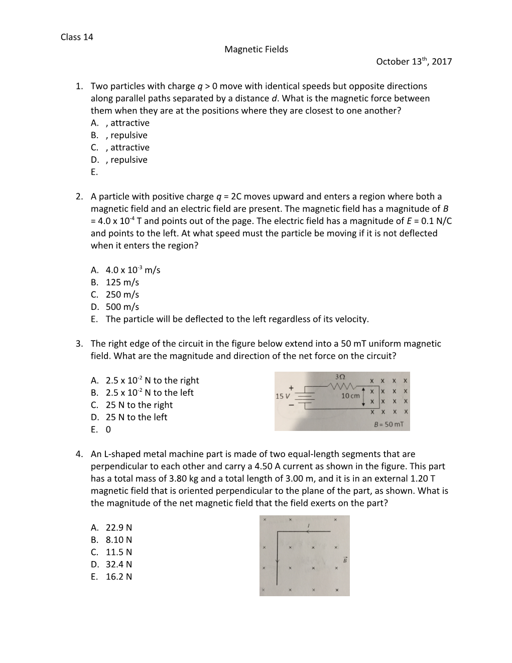 Physics 222 Supplemental Instruction