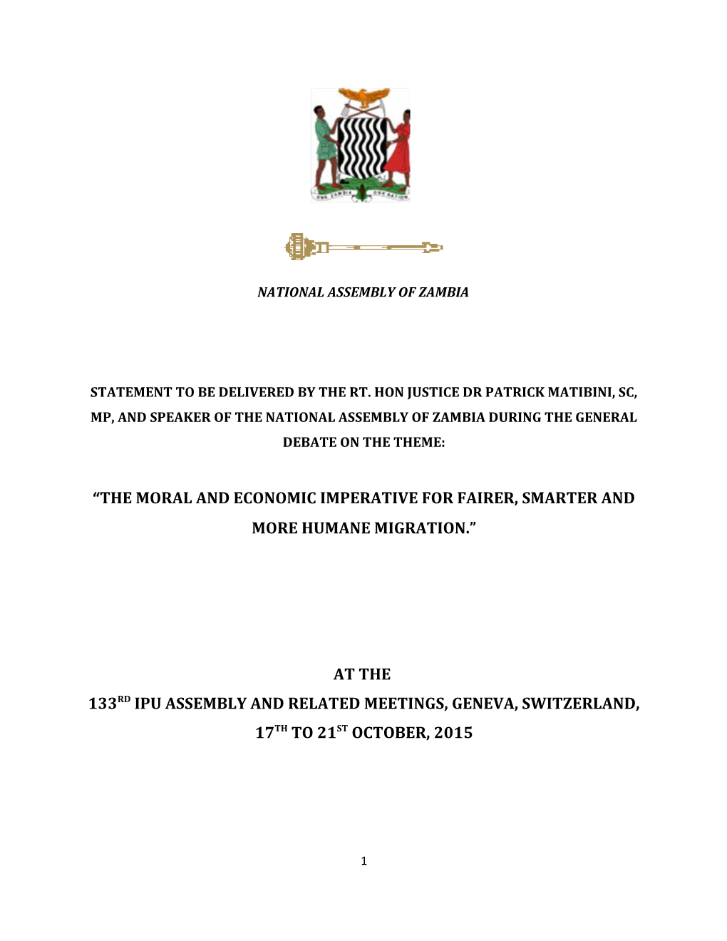 National Assembly of Zambia