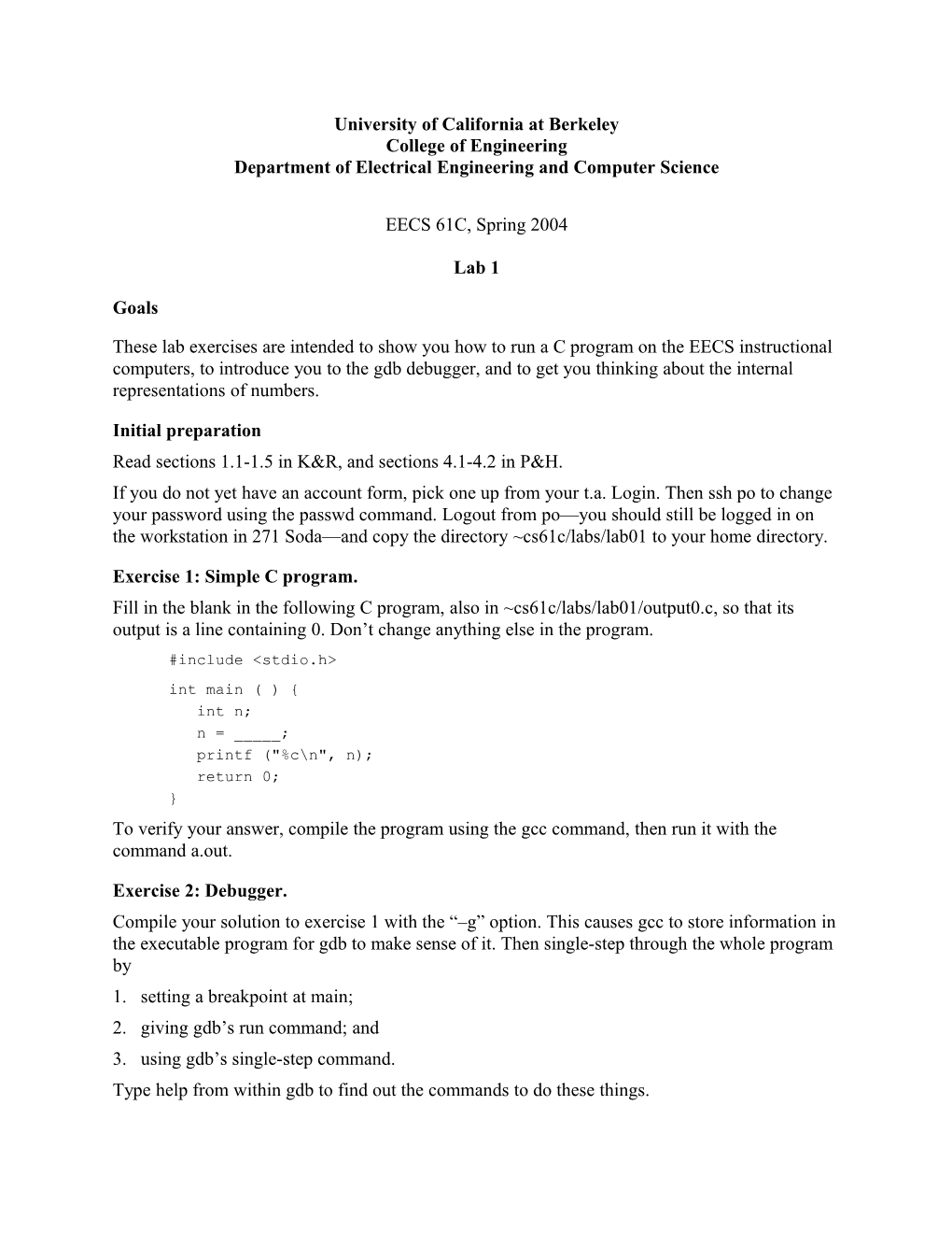 University of California at Berkeley s5