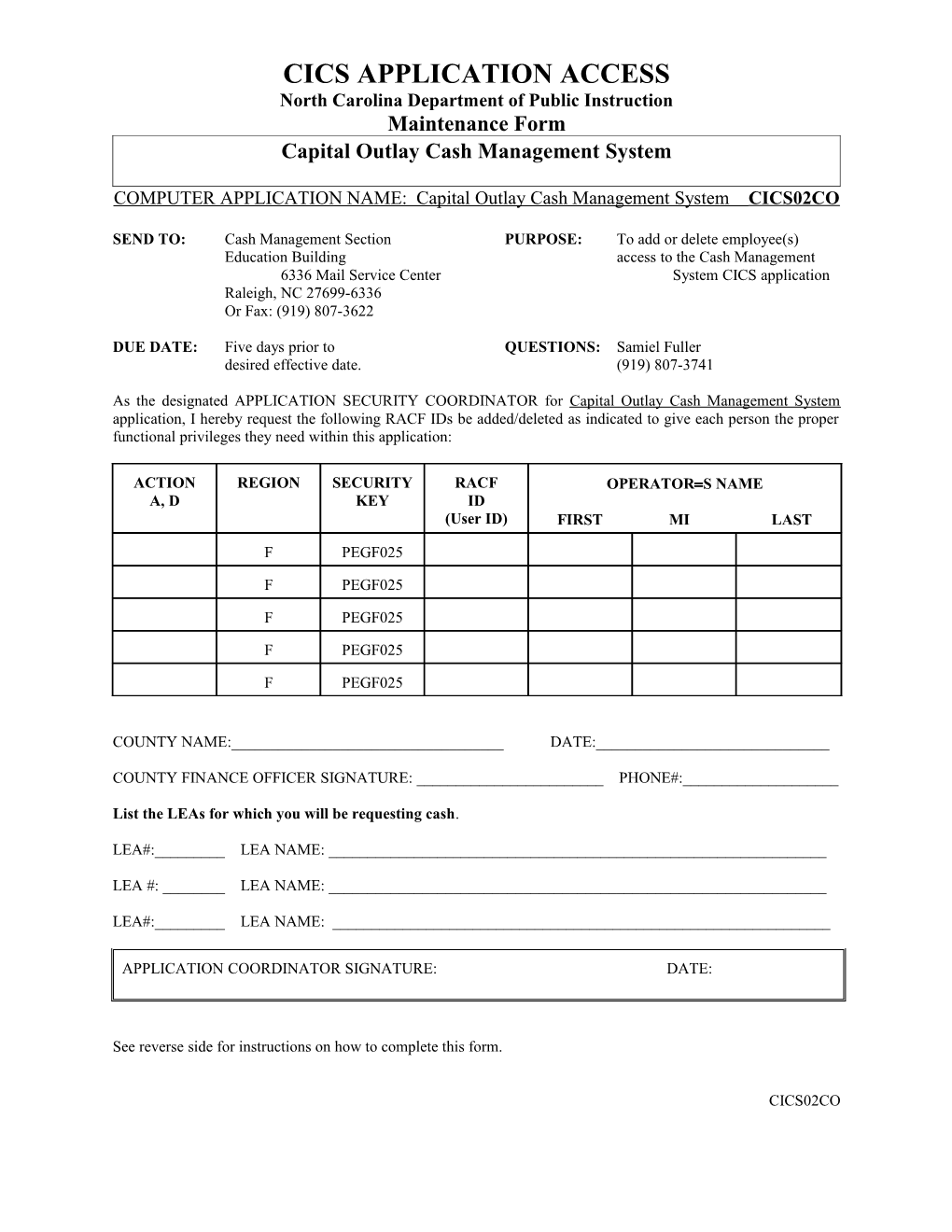 North Carolina Department of Public Instruction s2