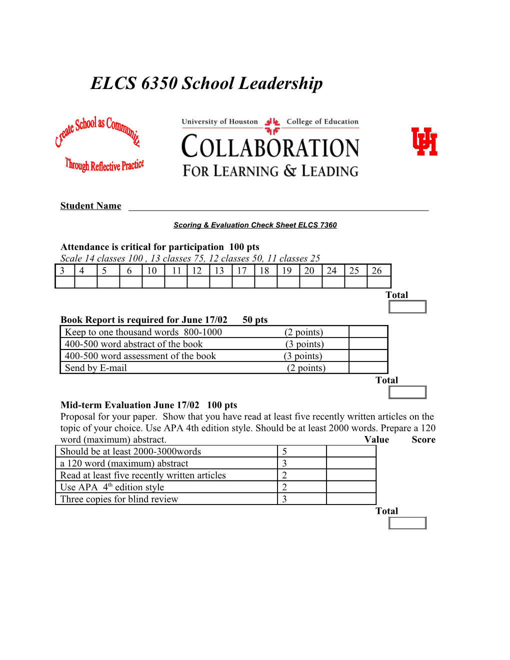 ELCS 6350 School Leadership