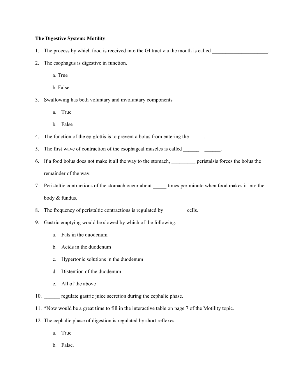 IP Exercise Sheet