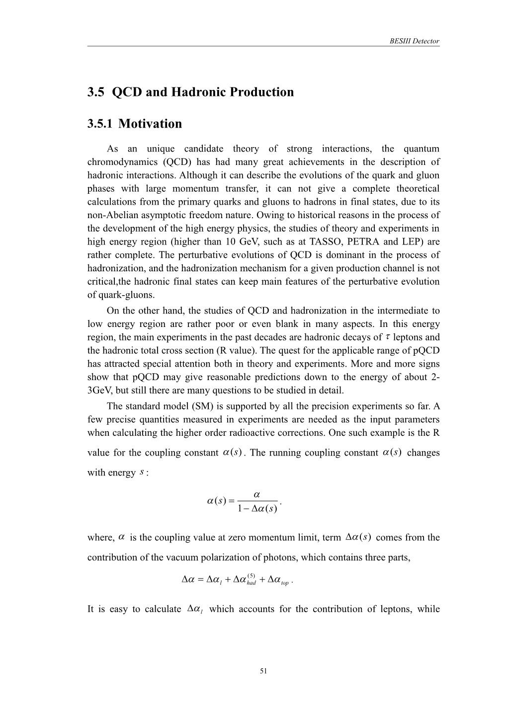 3.5 QCD and Hadronic Production