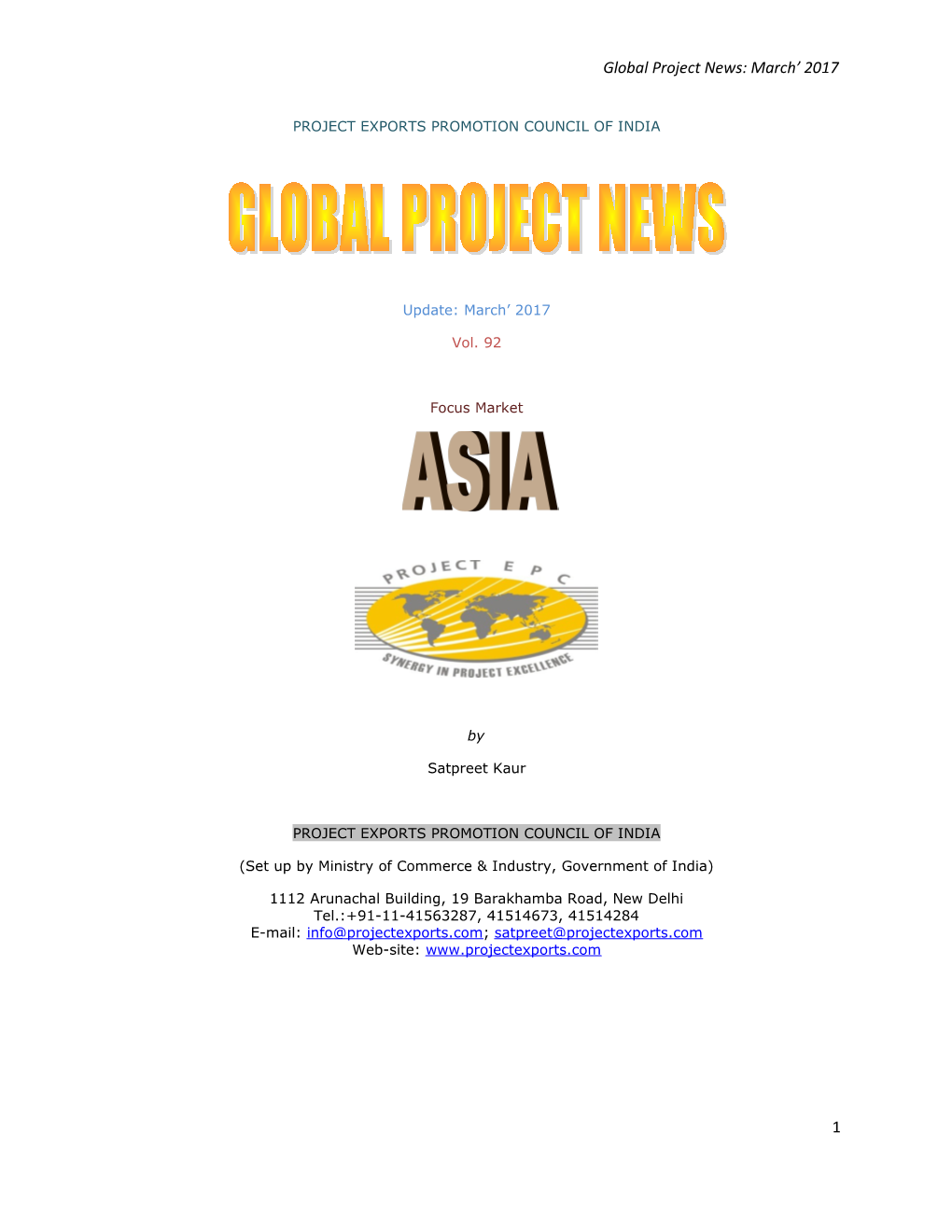 Project Exports Promotion Council of India