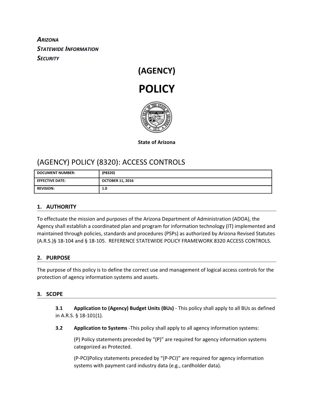 3.1Application to (Agency)Budget Units(Bus)- This Policy Shall Apply to All Bus As Defined