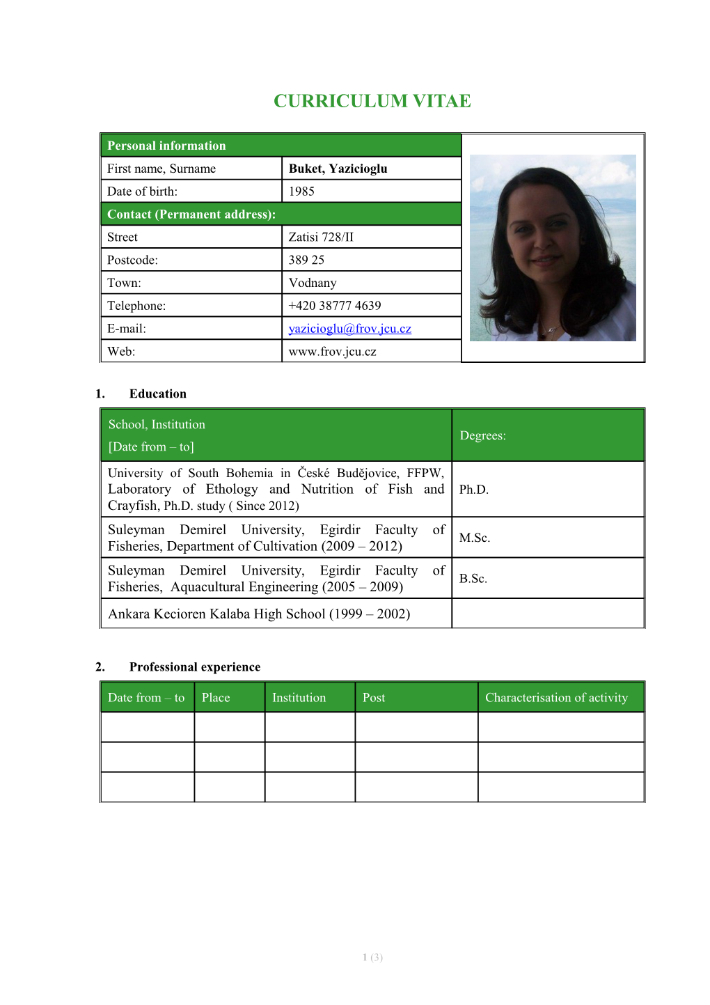 Curriculum Vitae s445