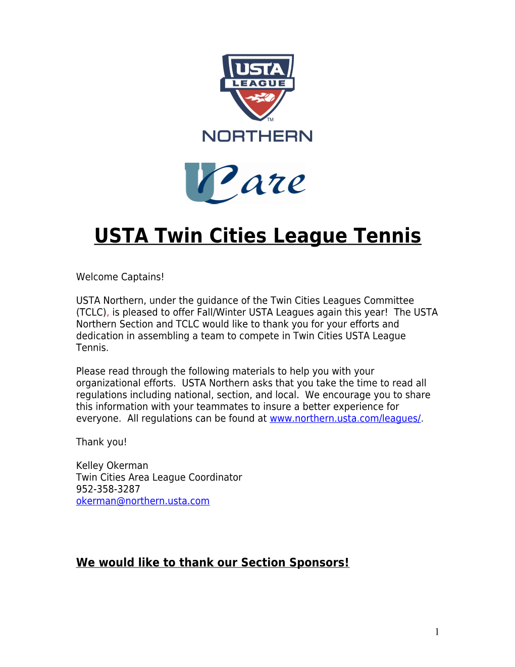 USTA Twin Cities League Tennis