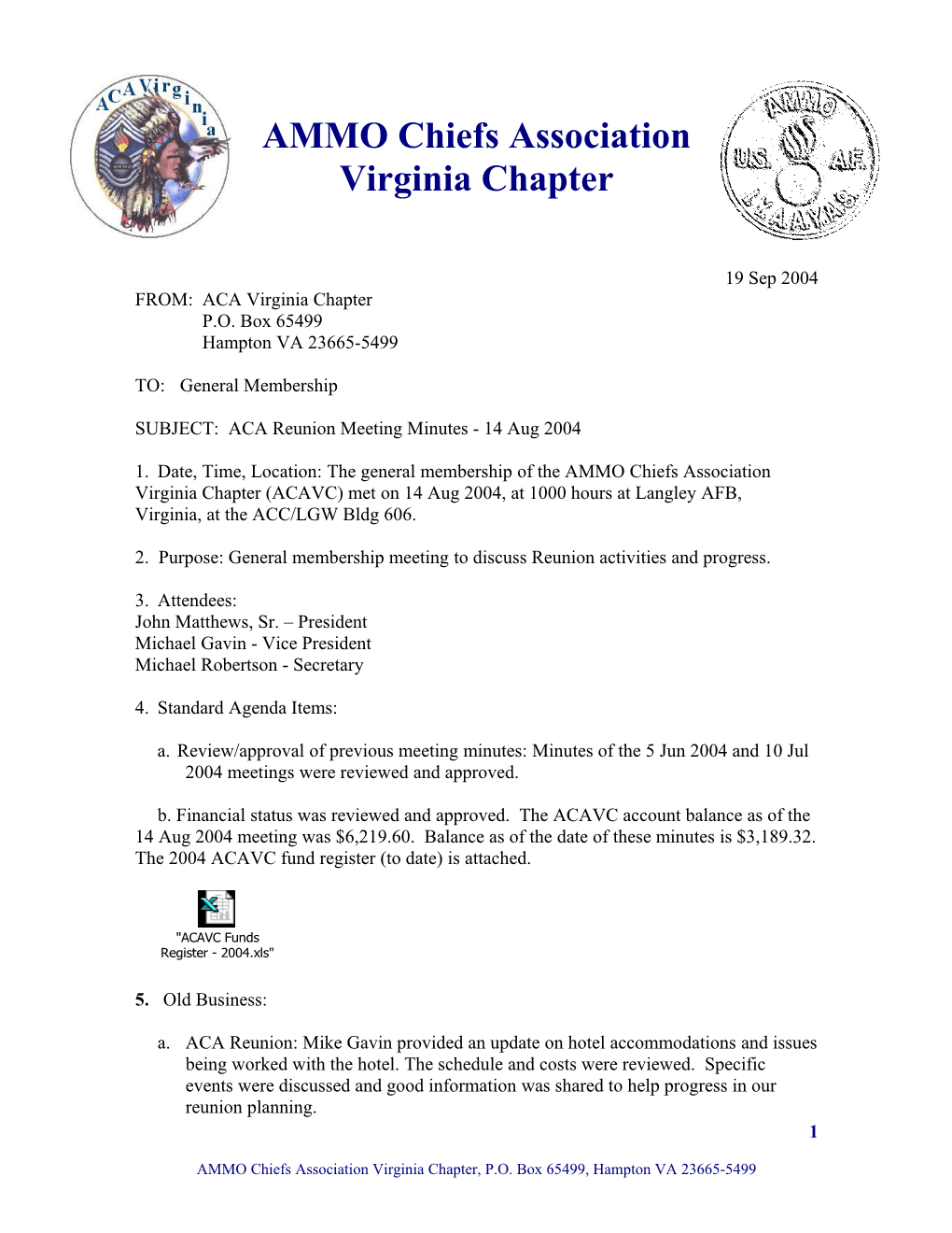 Virginia Chapter