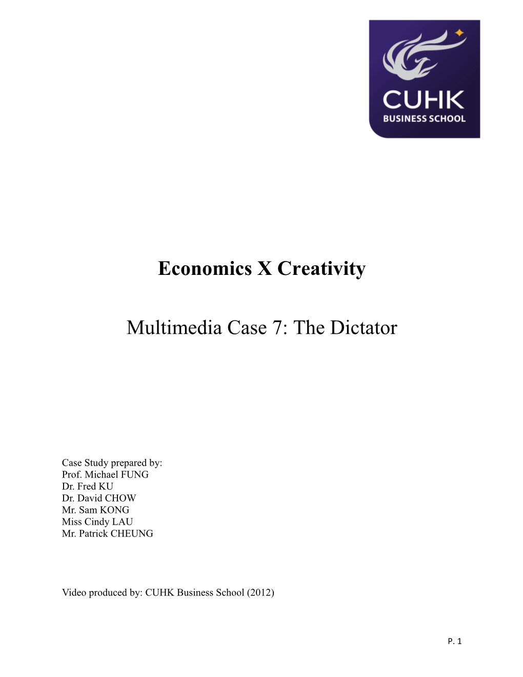 Economics X Creativity