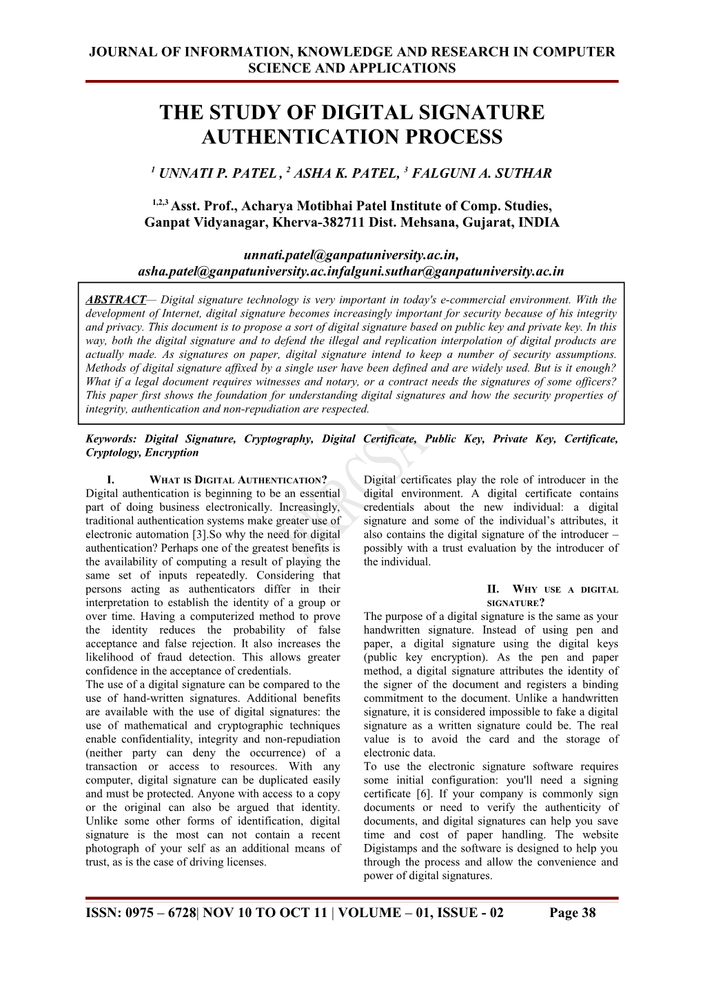 IJITCE Paper Format for A4 Size Page