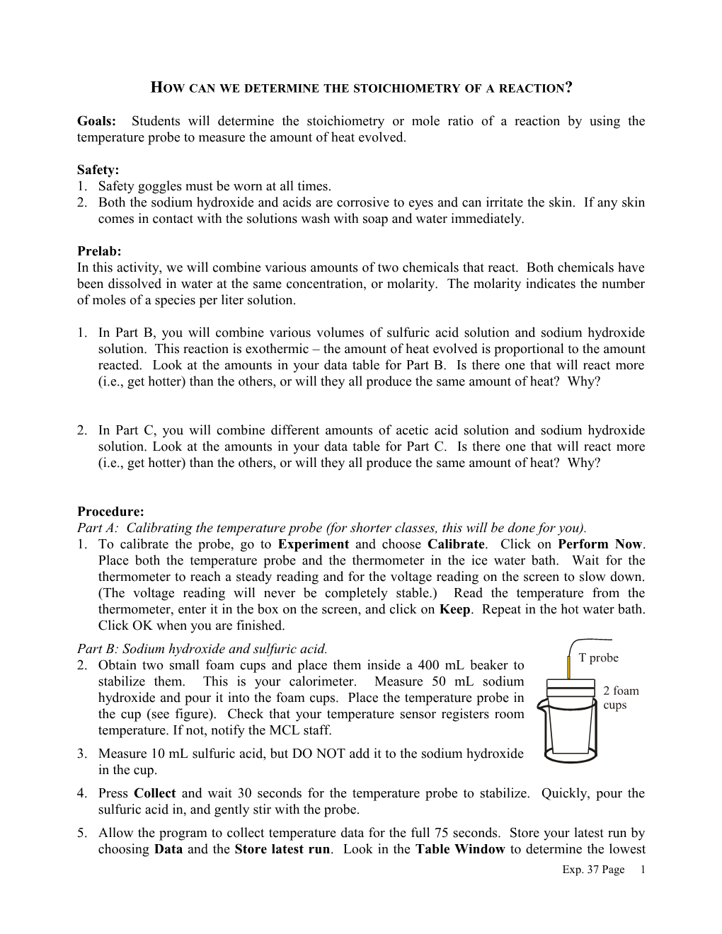 How Can We Determine the Stoichiometry of a Reaction