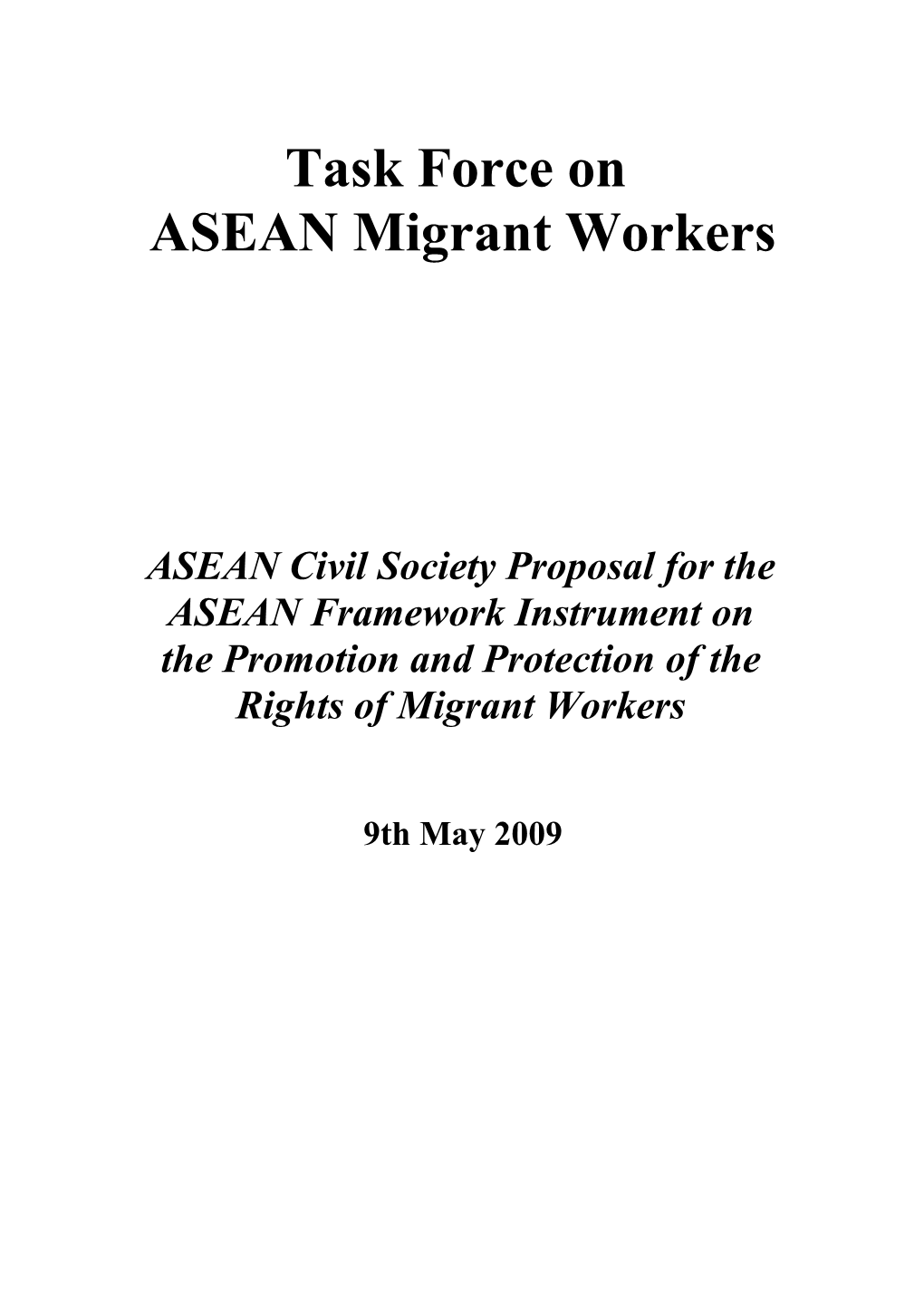 Principles of Human Rights and Migrant Workers Rights Connection to International Labour