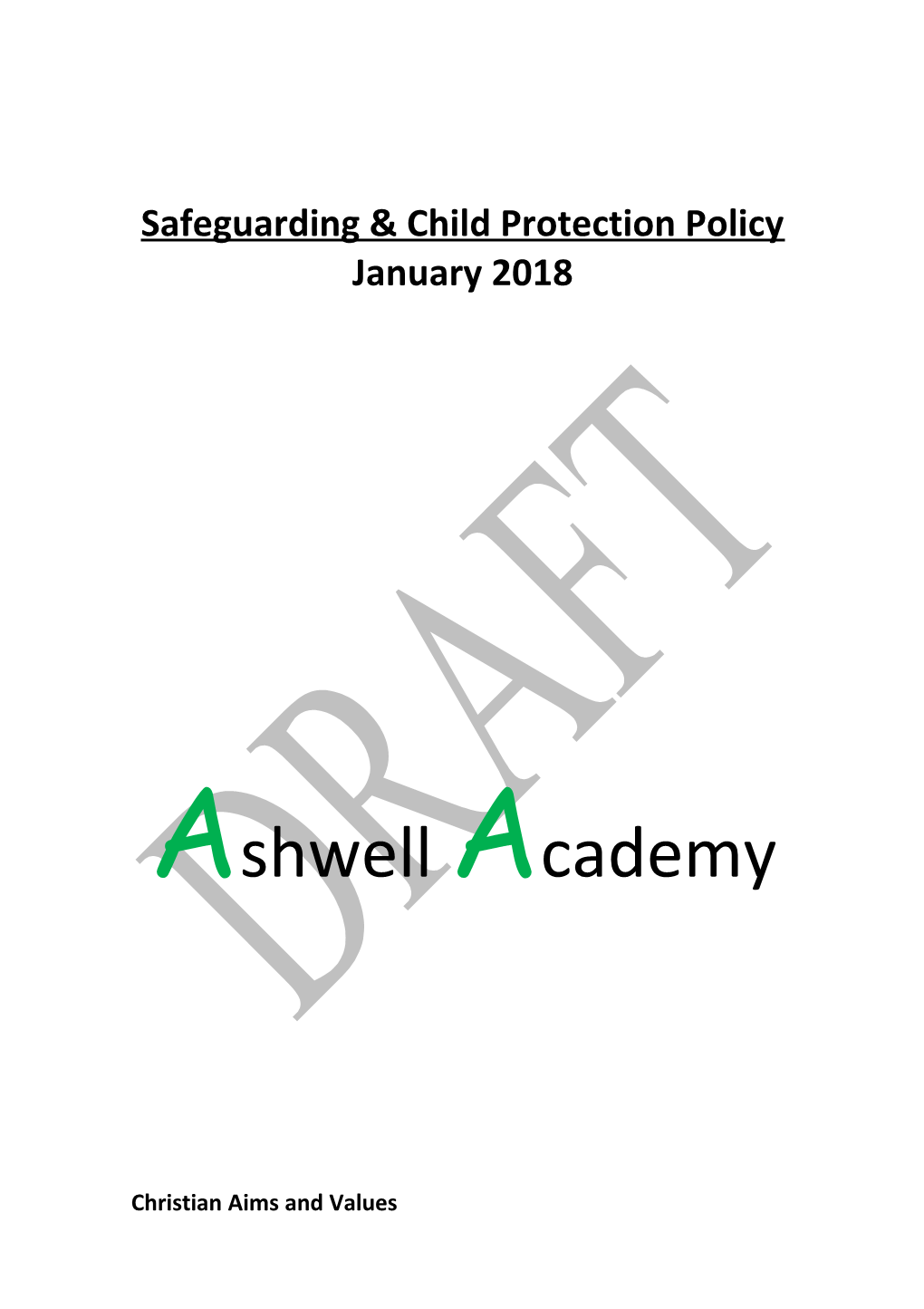 Child Protection Policy and Procedure Template