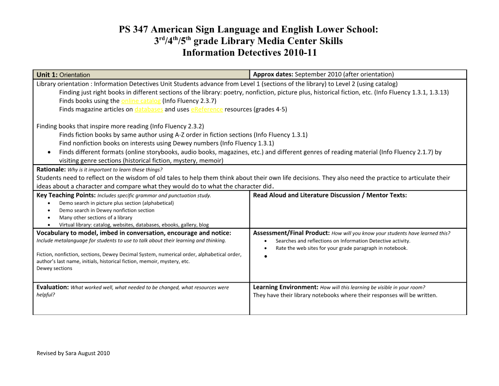 PS 347 American Sign Language and English Lower School