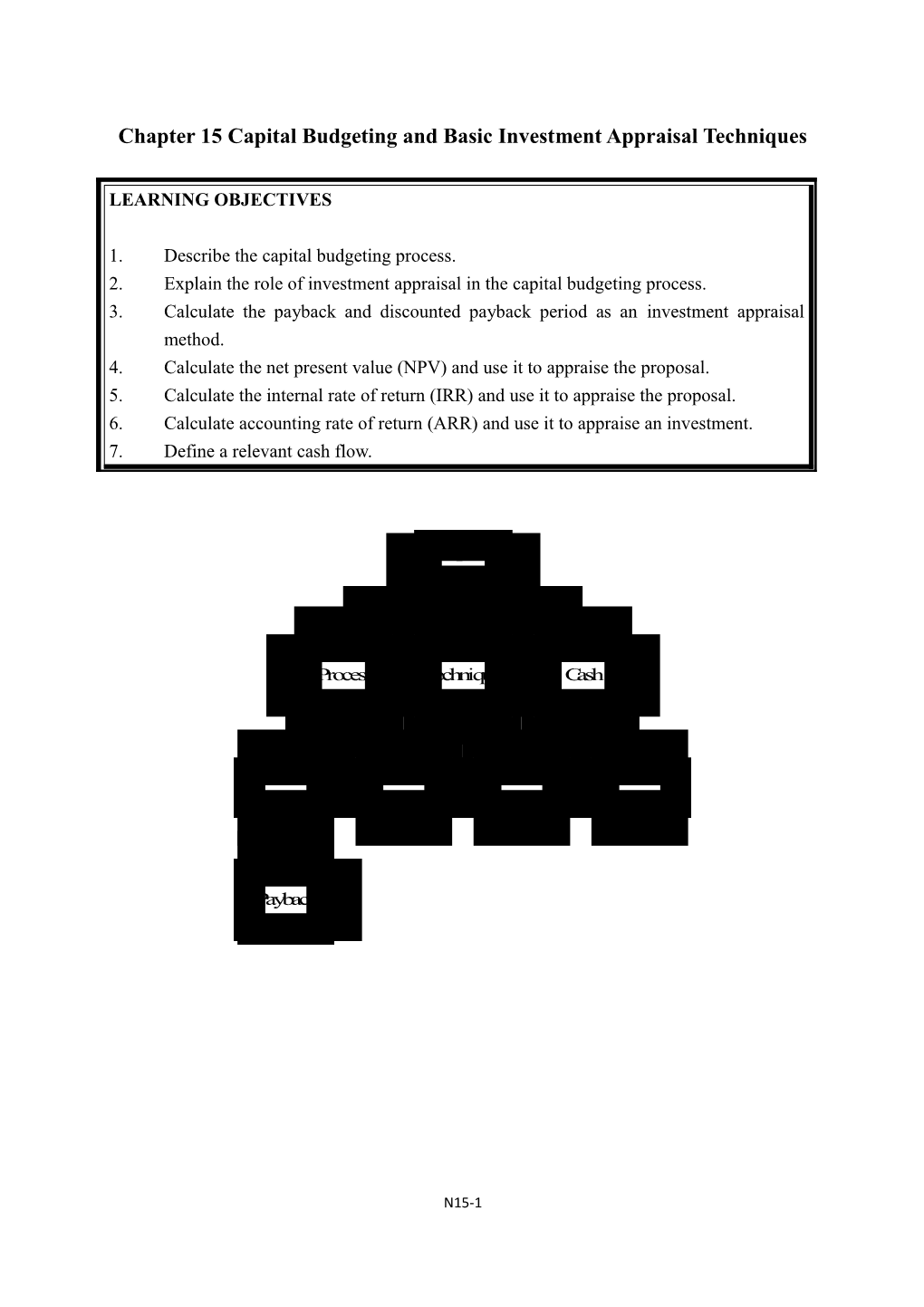 Chapter 15 Capital Budgeting and Basic Investment Appraisal Techniques