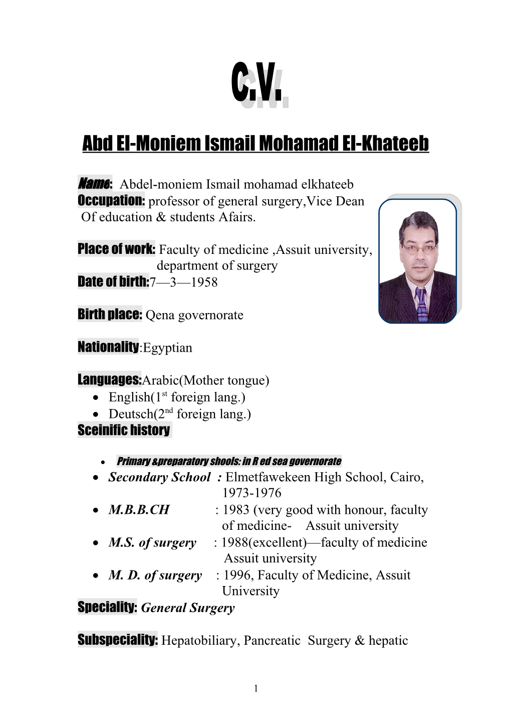 Abd El-Moniem Ismail Mohamad El-Khateeb