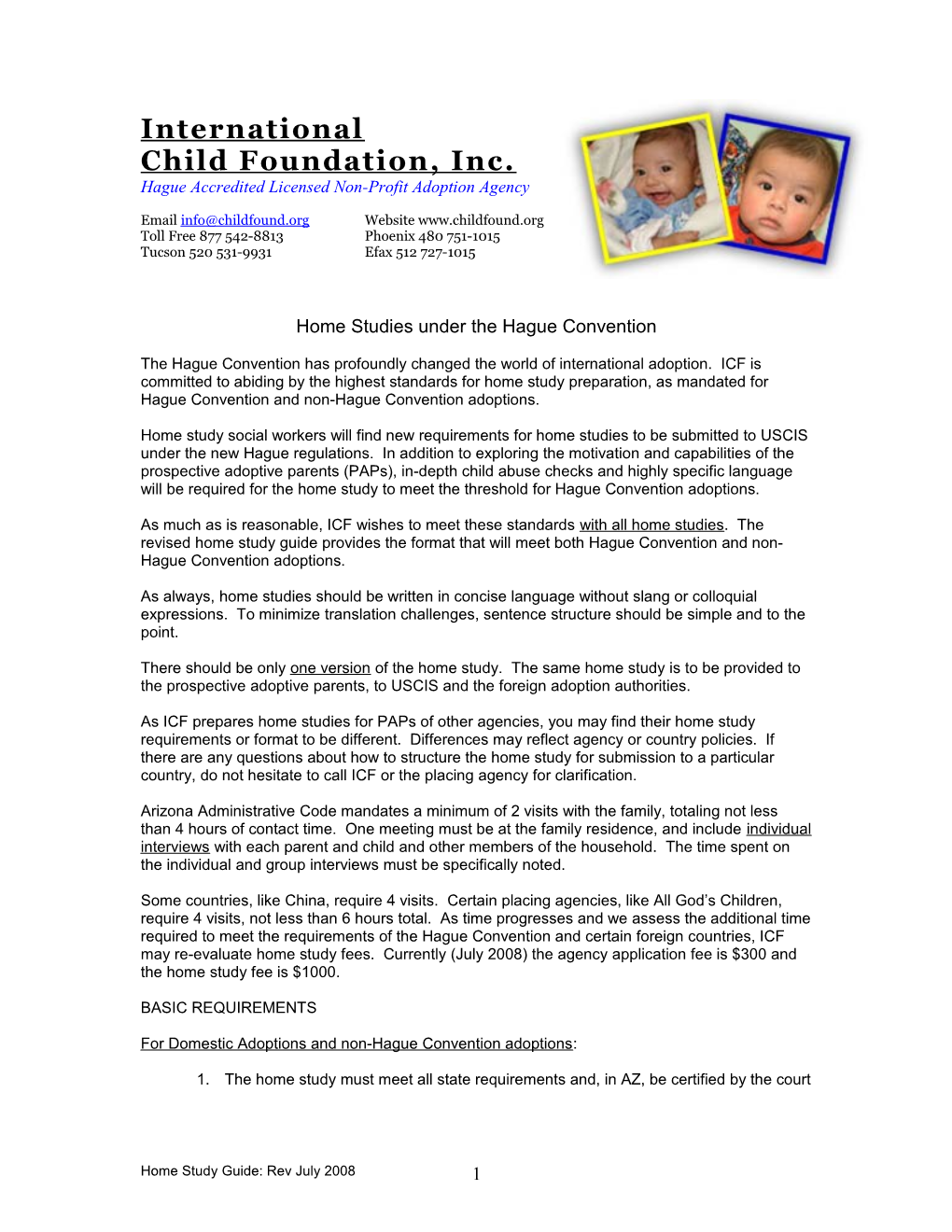 Adoptive Parent Certification Investigation Or Home Study
